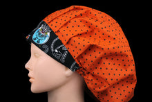 Load image into Gallery viewer, Polka Dot Halloween Cats Bouffant - Loving Mystic Mantis