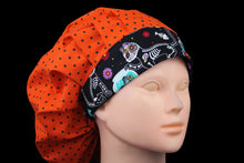 Load image into Gallery viewer, Polka Dot Halloween Cats Bouffant - Loving Mystic Mantis