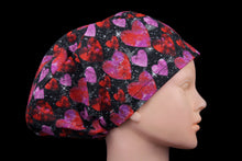 Load image into Gallery viewer, Glitter Valentine Euro Scrub Cap