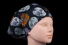 Load image into Gallery viewer, Spooky Skulls Euro Scrub Cap