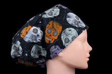 Load image into Gallery viewer, Spooky Skulls Euro Scrub Cap