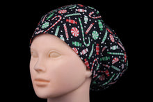 Load image into Gallery viewer, Christmas Candy Euro Scrub Cap