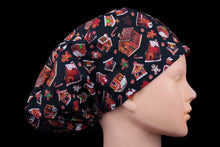Load image into Gallery viewer, Xmas Gingerbread House Euro Scrub Cap