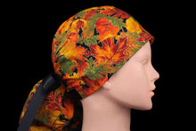 Load image into Gallery viewer, Metallic Gold Autumn Leaves Ponytail Cap - Loving Mystic Mantis