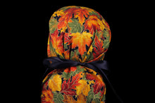 Load image into Gallery viewer, Metallic Gold Autumn Leaves Ponytail Cap - Loving Mystic Mantis
