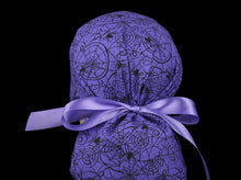 Load image into Gallery viewer, Purple Gothic Spider Web Ponytail - Loving Mystic Mantis