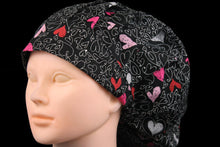 Load image into Gallery viewer, Artistic Valentine Hearts Bouffant - Loving Mystic Mantis