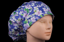 Load image into Gallery viewer, Blue Flowers Bouffant - Loving Mystic Mantis