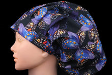 Load image into Gallery viewer, Blue Butterfly Bouffant - Loving Mystic Mantis