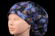 Load image into Gallery viewer, Blue Butterfly Bouffant - Loving Mystic Mantis