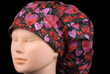 Load image into Gallery viewer, Glitter Valentine Hearts Bouffant - Loving Mystic Mantis