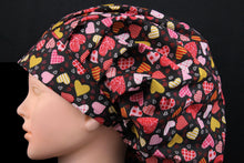 Load image into Gallery viewer, Valentine Plaids and Glitter Large Bouffant - Loving Mystic Mantis