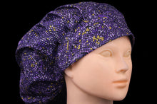 Load image into Gallery viewer, Metallic Gold Purple Mosaic Large Bouffant - Loving Mystic Mantis