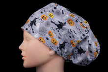 Load image into Gallery viewer, Wicked Witches and Pumpkins Euro Scrub Cap
