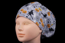 Load image into Gallery viewer, Wicked Witches and Pumpkins Euro Scrub Cap
