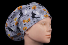 Load image into Gallery viewer, Wicked Witches and Pumpkins Euro Scrub Cap
