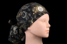 Load image into Gallery viewer, Metallic Gold Cosmic Mystical Arts Ponytail - Loving Mystic Mantis
