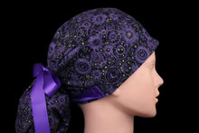 Load image into Gallery viewer, Metallic Gold Purple Mystical Arts Ponytail - Loving Mystic Mantis
