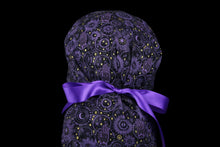 Load image into Gallery viewer, Metallic Gold Purple Mystical Arts Ponytail - Loving Mystic Mantis
